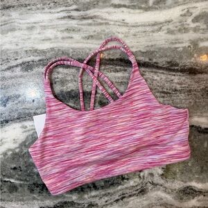 Athleta Girl Multicolor Strappy Kids Sports Bra 
Size XL (16)